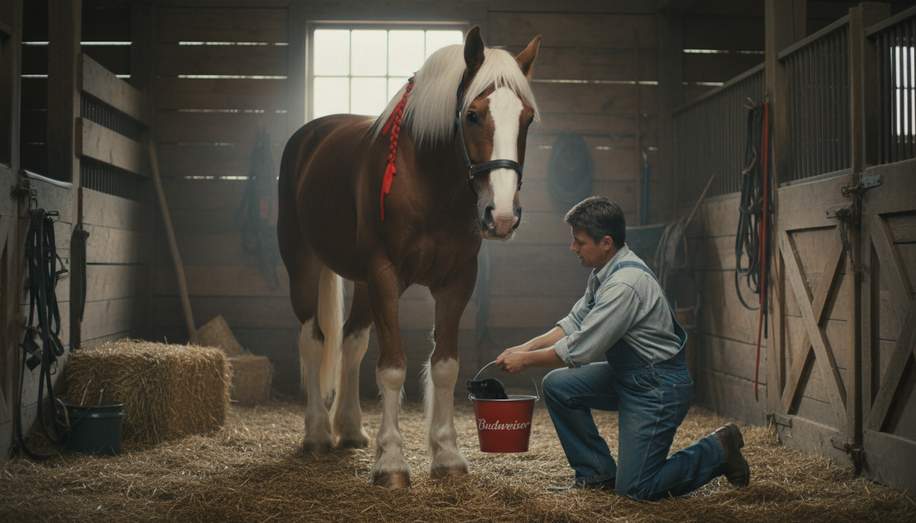 Budweiser’s Clydesdales Return for Super Bowl 60, With a Mysterious New Friend