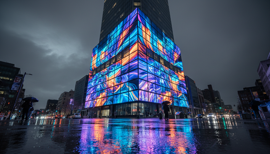 Beyond Flat Screens: How Sculptural DOOH is Reshaping Urban Advertising