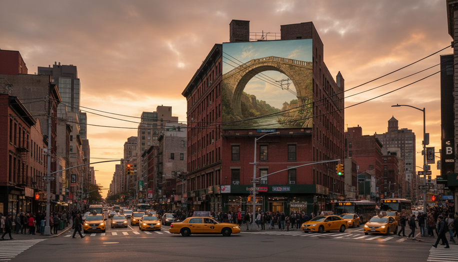 The Art of Illusion: Forced Perspective & Environmental Integration in Static OOH Advertising
